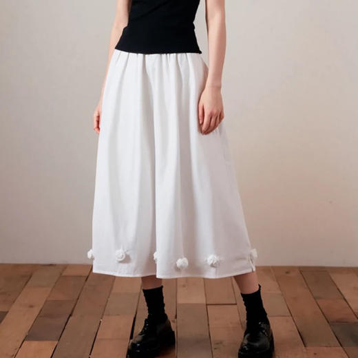 馥迦温柔优雅立体花苞裙 商品图2