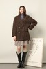 amadella 棕咖色格纹学院风西装双面呢大衣 17712 商品缩略图2