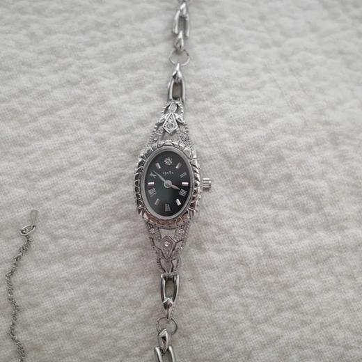 预售一周 福利不退不换 日系复古 神秘森林极光雕花镶钻小表盘手表 商品图5