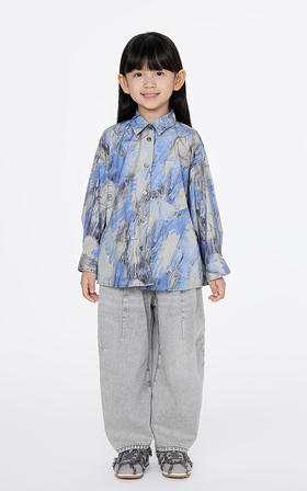 jnby  25年春款  长袖衬衣  1P3212340