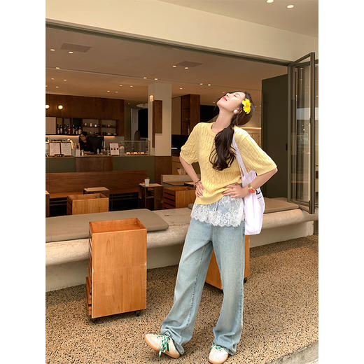 <曾小咸推荐>蕾丝边叠穿吊带背心 商品图3