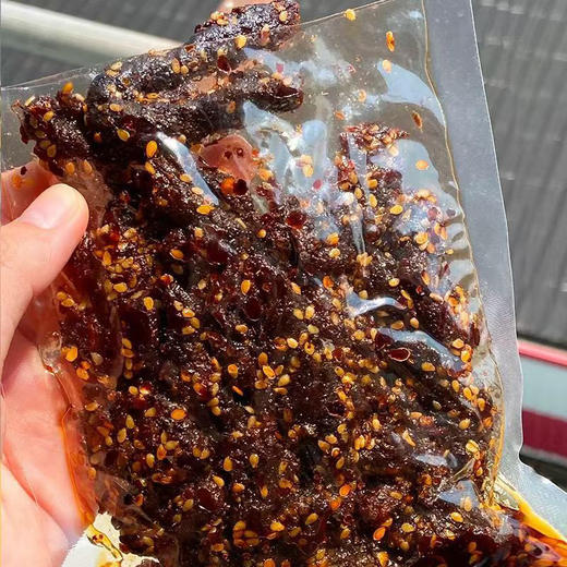 冷吃牛肉麻辣牛肉干手撕牛肉油麻条网红休闲零食四川特产追剧小吃老家特产童年味道 商品图3