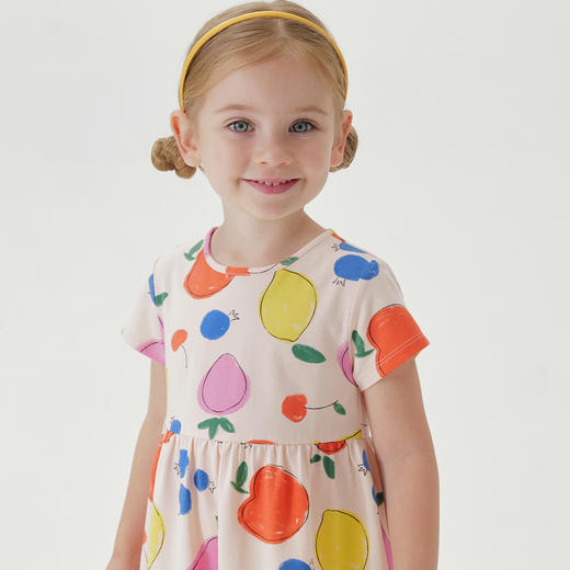 【轻柔莫代尔棉】马克珍妮女童印花连衣裙宝宝夏装新款裙子550893 商品图3