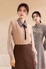 ESTELLICA 经典格纹翻领蝴蝶结衬衫 17688 商品缩略图2
