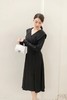 amadella 黑色娃娃领收腰连衣裙 15550 商品缩略图1