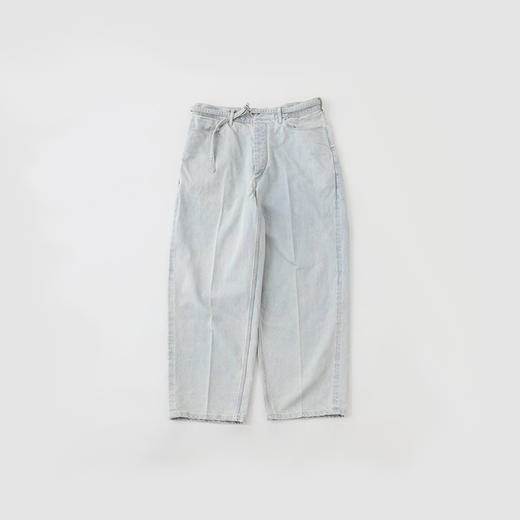 blurhms 12.9oz Denim Narrow Belted 女装成衣染色锥形牛仔裤 商品图0