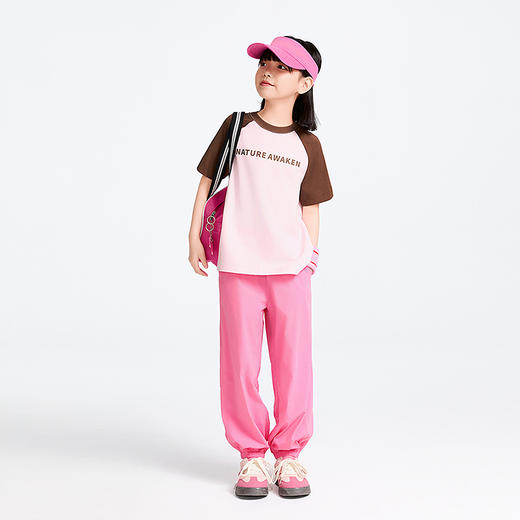 【凉感】男女童短袖SORONA针织衫夏季新款安奈儿童装EM521061 商品图7