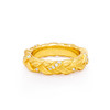 GAONAS 金色麻花编绳设计指环戒指10726J0 商品缩略图0