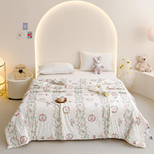 【新款a类卡通针织棉被】大豆被子被芯夏被 儿童空调被夏凉被 可机洗薄被 商品图12