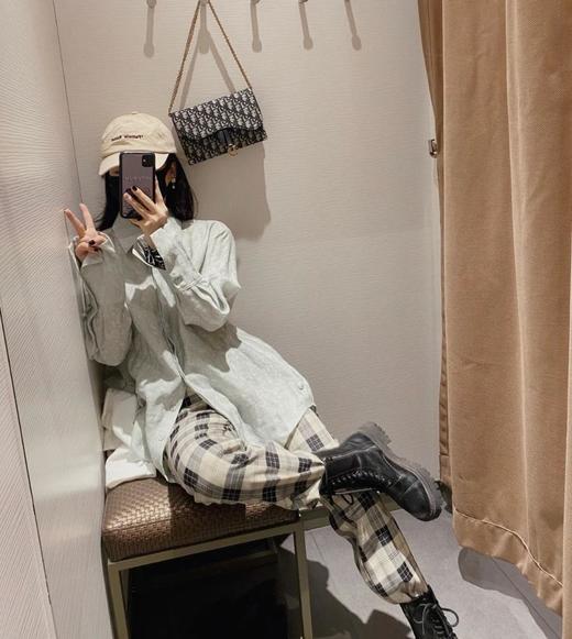 迪奥马鞍链条包woc蓝色提花面料Oblique印花（HH） 商品图1