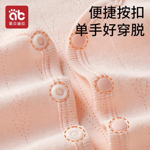 【供】婴儿开衫春秋薄款空调衫新生儿外出上衣毛衣纯棉小外套长袖针织衫 商品图4