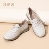 信诺舒适真皮软底女鞋2025小白鞋新款平底单鞋妈妈超软休闲皮鞋子5C5336-1T 商品缩略图5