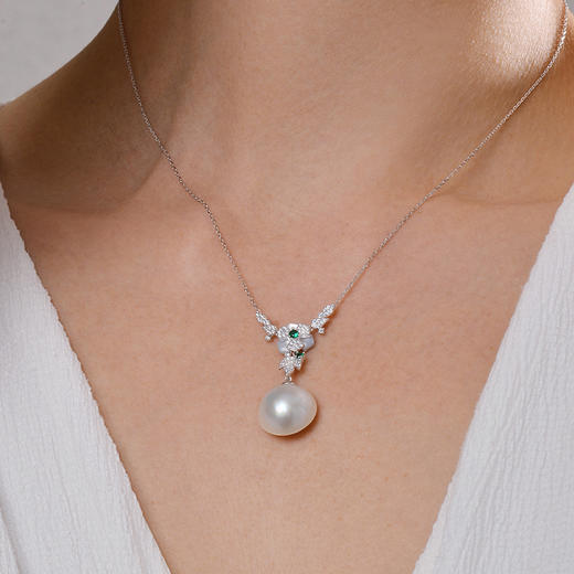 Manreya玛芮雅“繁星春水”淡水马贝项链气质高雅项链 商品图2