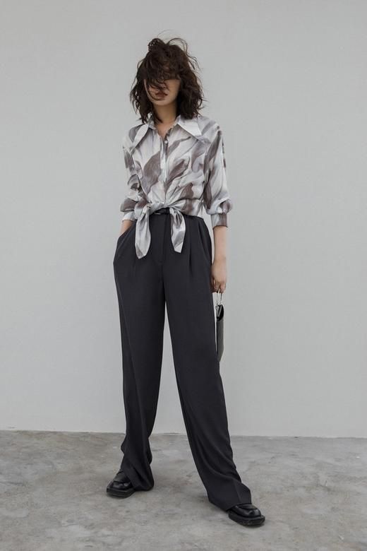 LNNNS 翻领抽象图案衬衣 15875 商品图3