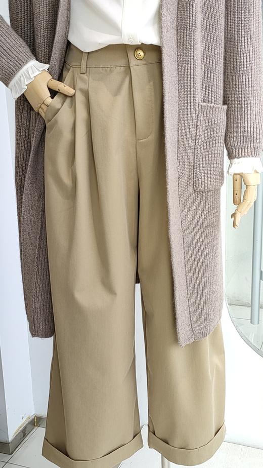 502663天丝棉翻边裤 商品图3