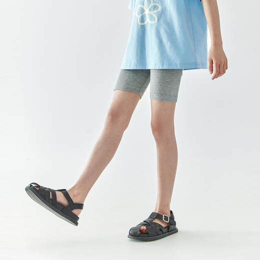 棵初2025年新品儿童弹力针织打底裤女童柔软舒爽防走光安全裤 商品图1