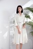 Le Malene 国风刺绣小翻领收腰大A摆连衣裙 15782 商品缩略图4