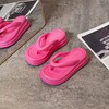 【一体成型！超厚底人字拖】女夏季时尚软底增高防滑防臭沙滩凉拖鞋女外穿踩屎感。ry 商品缩略图7