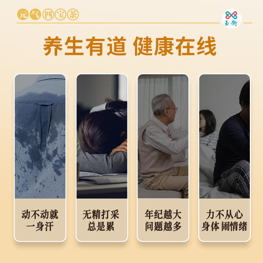 元气四宝茶党参西洋参麦冬黄芪250g仿野生无熏硫干货草本清润无需熬煮直接泡水 商品图1