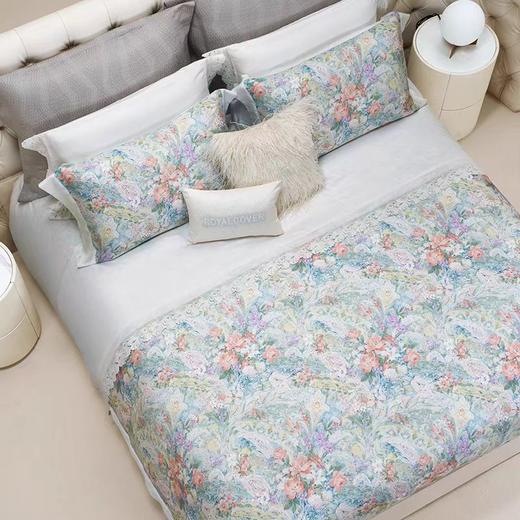 ROYALCOVER/罗卡芙  舒适60支双面天丝贡缎印花四件套 萨利斯花园 商品图1