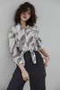 LNNNS 翻领抽象图案衬衣 15875 商品缩略图0