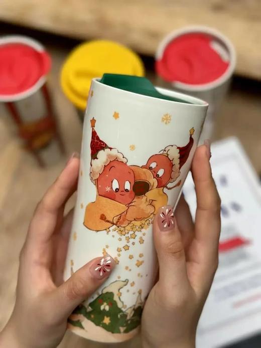 单拍不发【+0.1换购价值19.9勺子】【节日仪式感🌷】 超萌原创星星人联名系列420ml双层陶瓷杯 正版授权❗️❗️❗️送礼首选 ~  可代写贺卡下单备注🎁手慢无❗️❗️ 商品图4