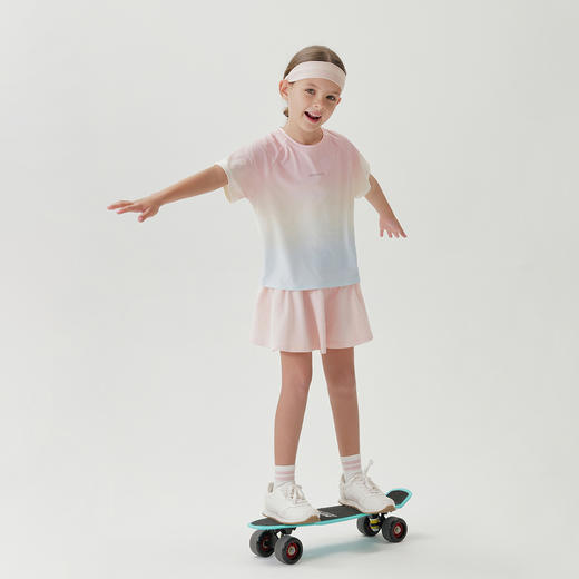 【凉感快干】马克珍妮女童休闲运动A字宽松短裤2025夏装新款550503 商品图1