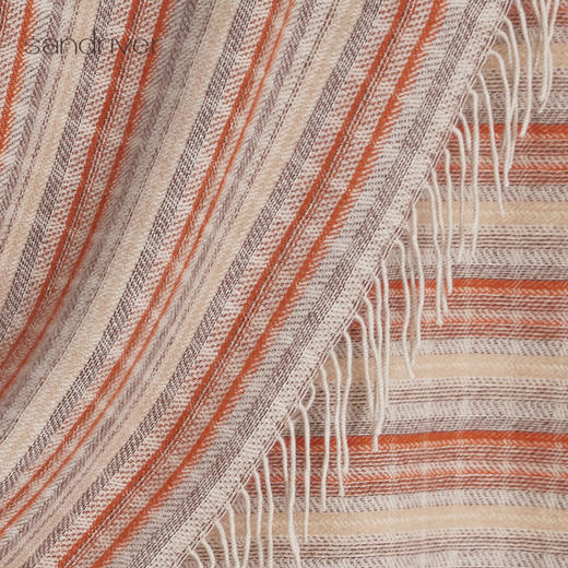 羊绒散流苏披肩披毯 SJF97P717N 商品图1