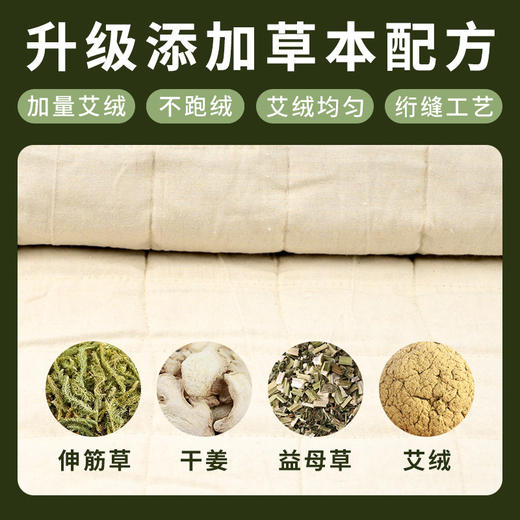 少艾堂 电加热艾灸毯 日常养生艾灸毯智能控温定时艾灸热敷多味草本深层渗透可拆卸设计 商品图3