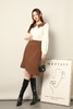 Le Malene 棕色气质微喇半裙 17706 商品缩略图2