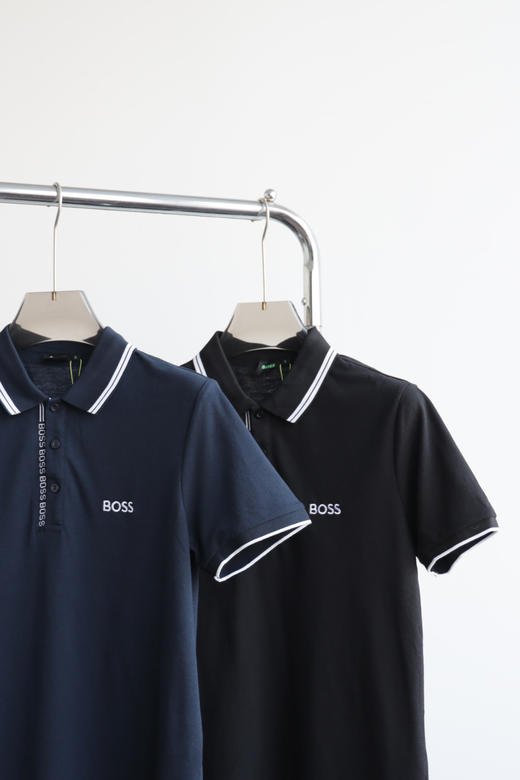 H.B 织带拼色 翻领POLO衫 TX386 商品图3