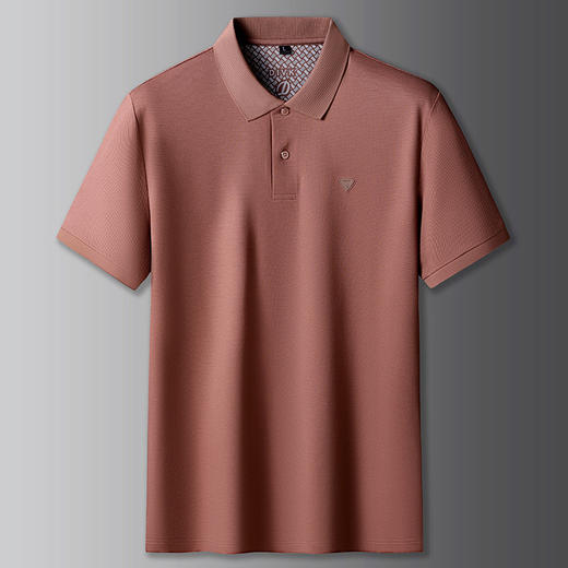 【100%棉】【DK】大依优型大码男装短袖POLO衫加大码男士棉半袖翻领体恤肥佬宽松休闲纯色上衣 商品图3