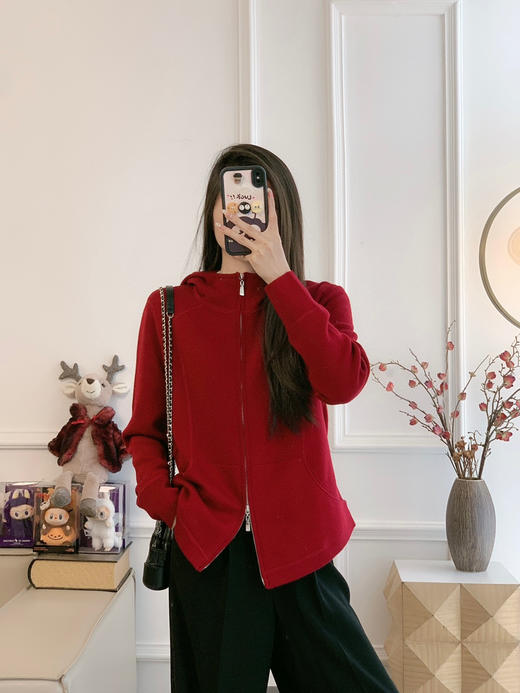 225-7 Lulu同款羊毛拉链卫衣 商品图4