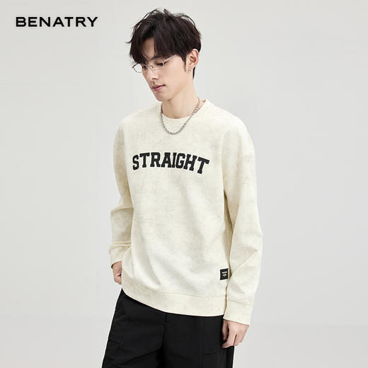 贝纳川春季圆领字母卫衣ECF124105 商品图0