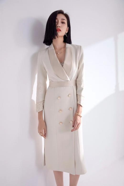 Le Malene 优雅国风翻领连衣裙 15584 商品图0