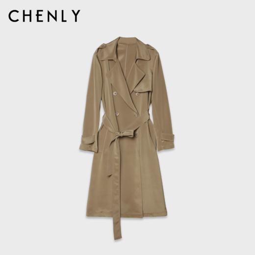 尘衣｜25春夏32姆米重磅真丝风衣 商品图2