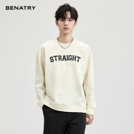 贝纳川春季圆领字母卫衣ECF124105 商品图2