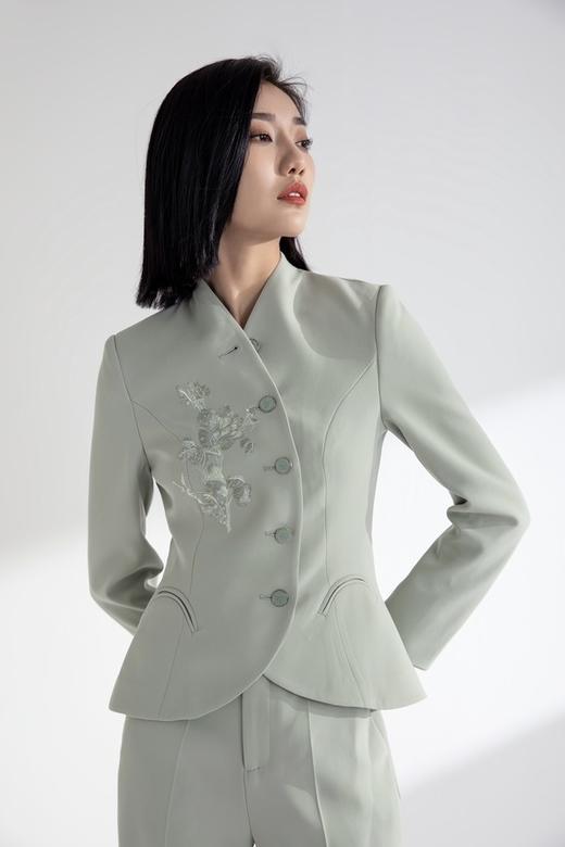 Le Malene 气质设计款国风西装长裤套装 15779 商品图2
