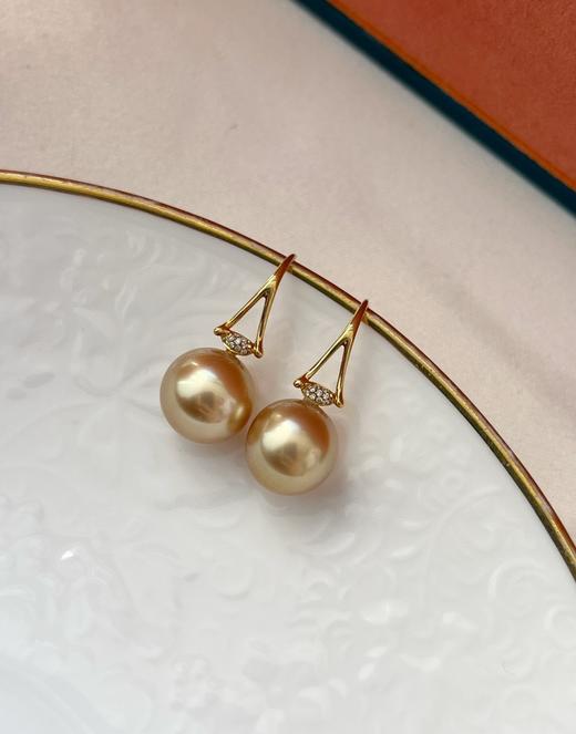 10mm-11mm金珠耳坠 商品图1