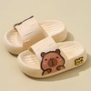 【如同卡通伙伴，呵护宝宝走路】卡皮巴拉儿童拖鞋 女童居家新款 浴室防滑软底中大童 宝宝男童拖鞋-QQ 商品缩略图1