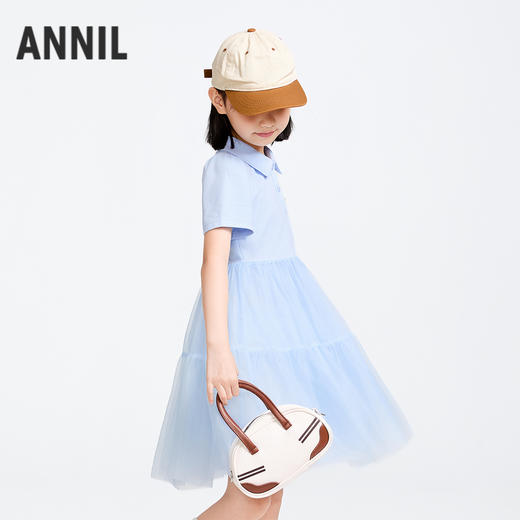 女童短袖连衣裙夏季新款安奈儿童装EG523042 商品图2