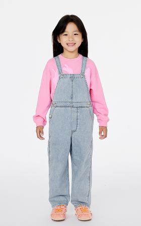 jnby  25年春款  牛仔背带长裤  1P2E10440