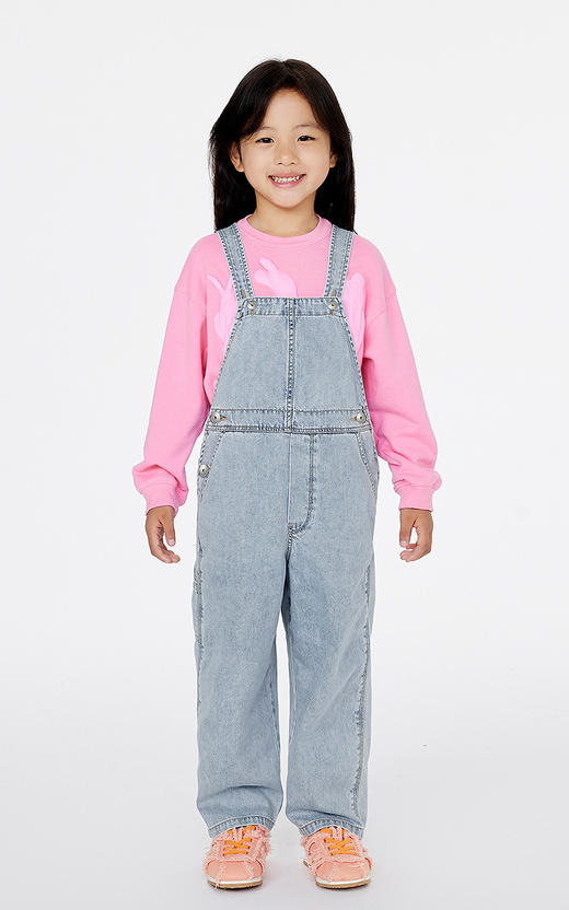 jnby  25年春款  牛仔背带长裤  1P2E10440 商品图0