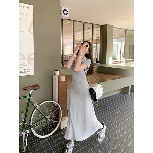 【169元任选2件】现货秒杀！卖完不补 ！翻领修身连衣裙长款 商品图3