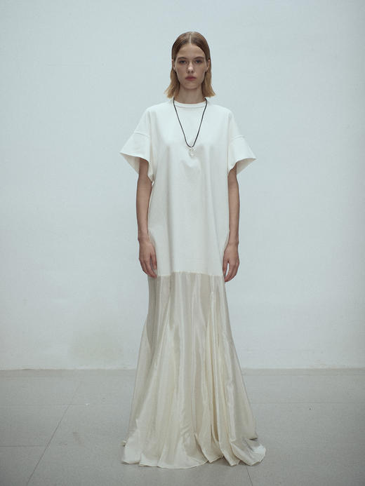 VC｜SS25011 Irene oversized flared dress [连衣裙  米白 ] 商品图3