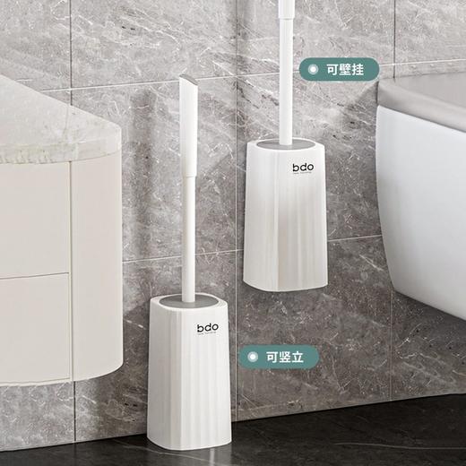 死角洁厕长柄马桶刷挂卫生间去墙式壁挂式浴室多功能家用套装刷洗 商品图2