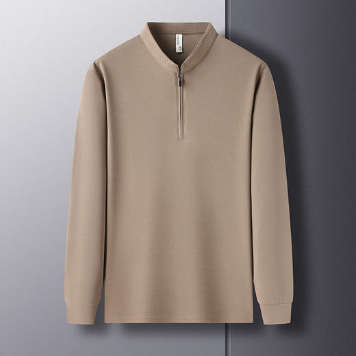 【精选】经典时尚休闲半开领卫衣（5色可选）  版型简约气质百搭款打底套头衫内搭单穿舒适 商品图5