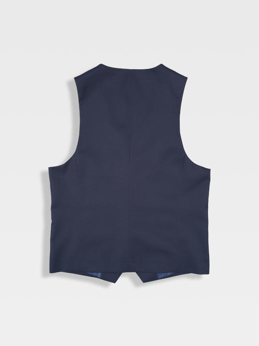 callisto熔岩灰精选丝羊毛马夹 商品图1