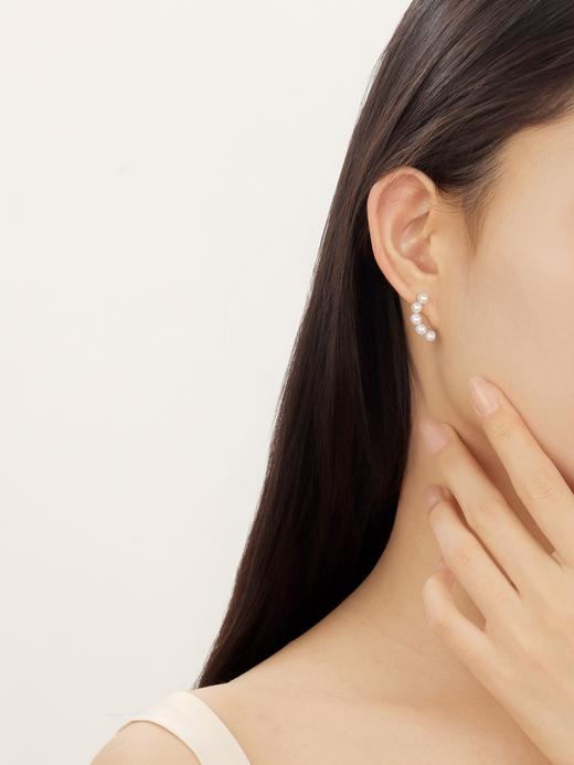 IIPO宜珠宜宝4-5mm淡水多珠耳环(礼盒装) 商品图4