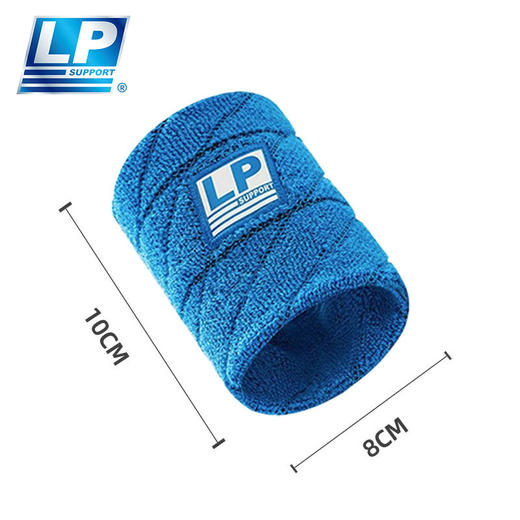 LP 4001CK毛巾提花护腕 篮球乒乓球跑步运动擦汗手腕巾吸汗带男女 商品图4